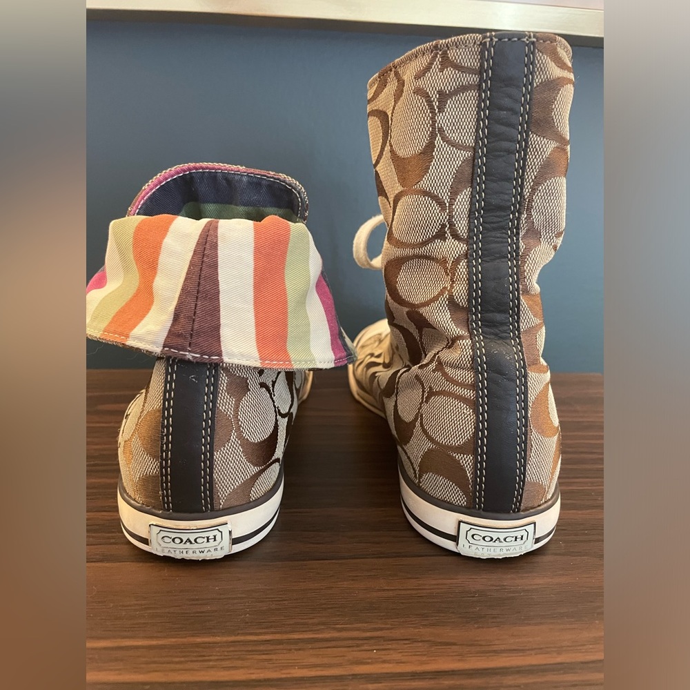 Coach - Women’s - Size 8.5 - High Tops - EUC - Picture 5 of 5